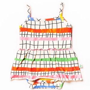6-12 months tank body with skirt baby girl outfit NWT retails $42 boutique